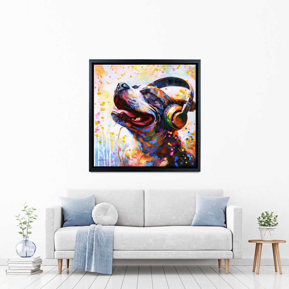 Happy Beats Canvas Print wall art product Ashvin Harrison