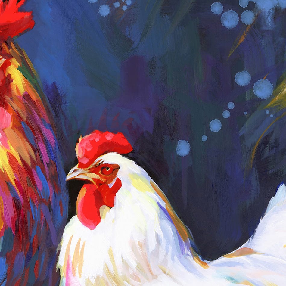 Happy Farmyard Family Art Print wall art product / Shutterstock