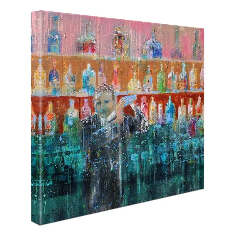 Happy Hour Canvas Print Happy Hour Canvas Print wall art product Studio Paint-Ing