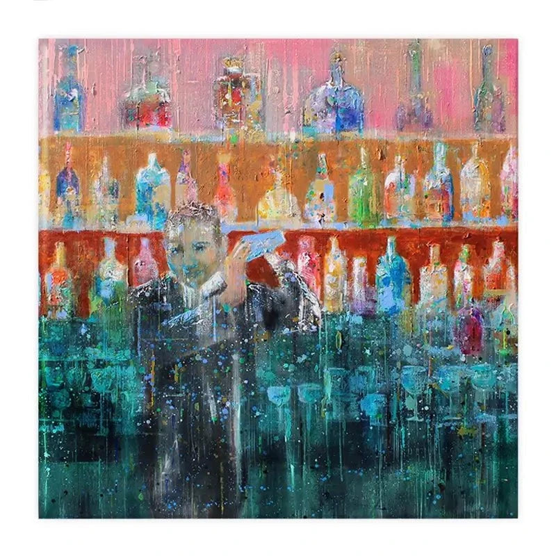 Happy Hour Canvas Print Happy Hour Canvas Print wall art product Studio Paint-Ing