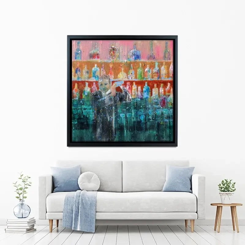 Happy Hour Canvas Print Happy Hour Canvas Print wall art product Studio Paint-Ing