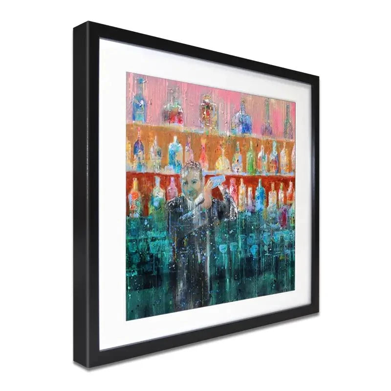 Happy Hour Framed Art Print Happy Hour Framed Art Print wall art product Studio Paint-Ing