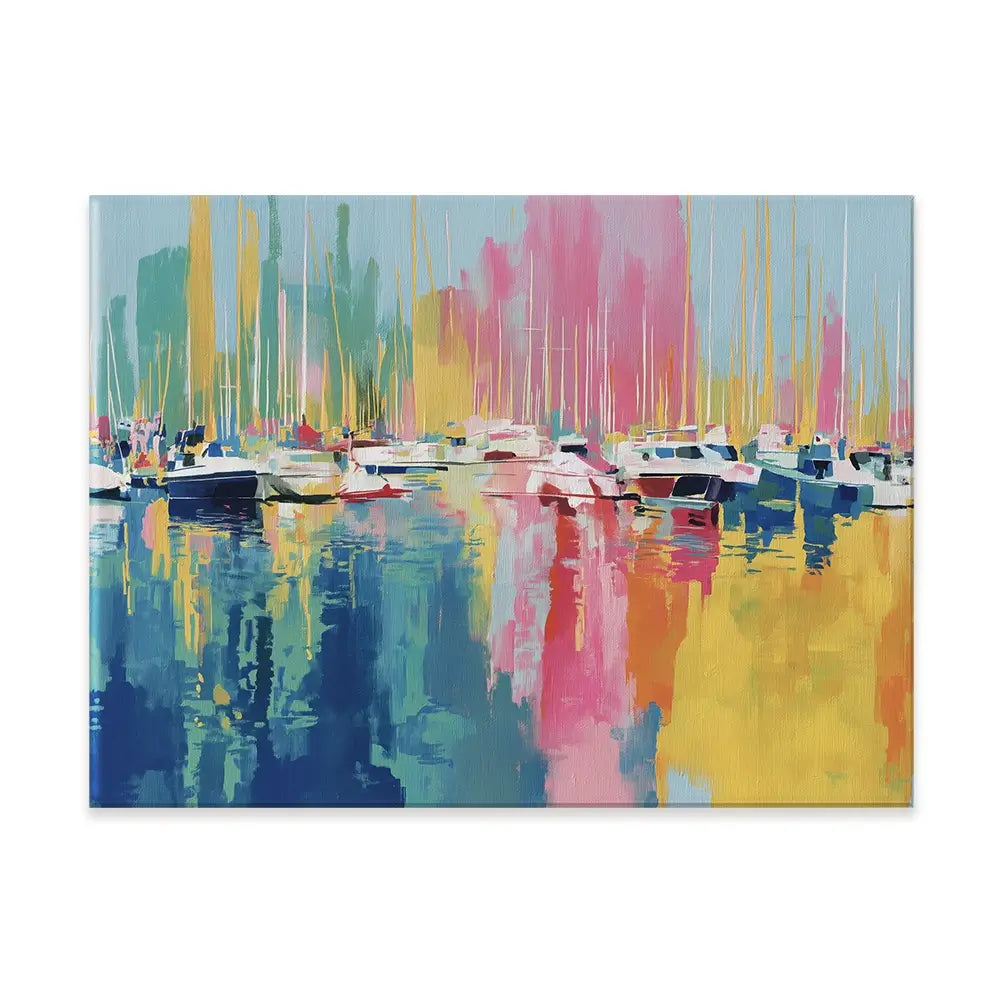 Harbour At Rest Canvas Print Harbour At Rest Canvas Print wall art product Chromatic Storm Studio