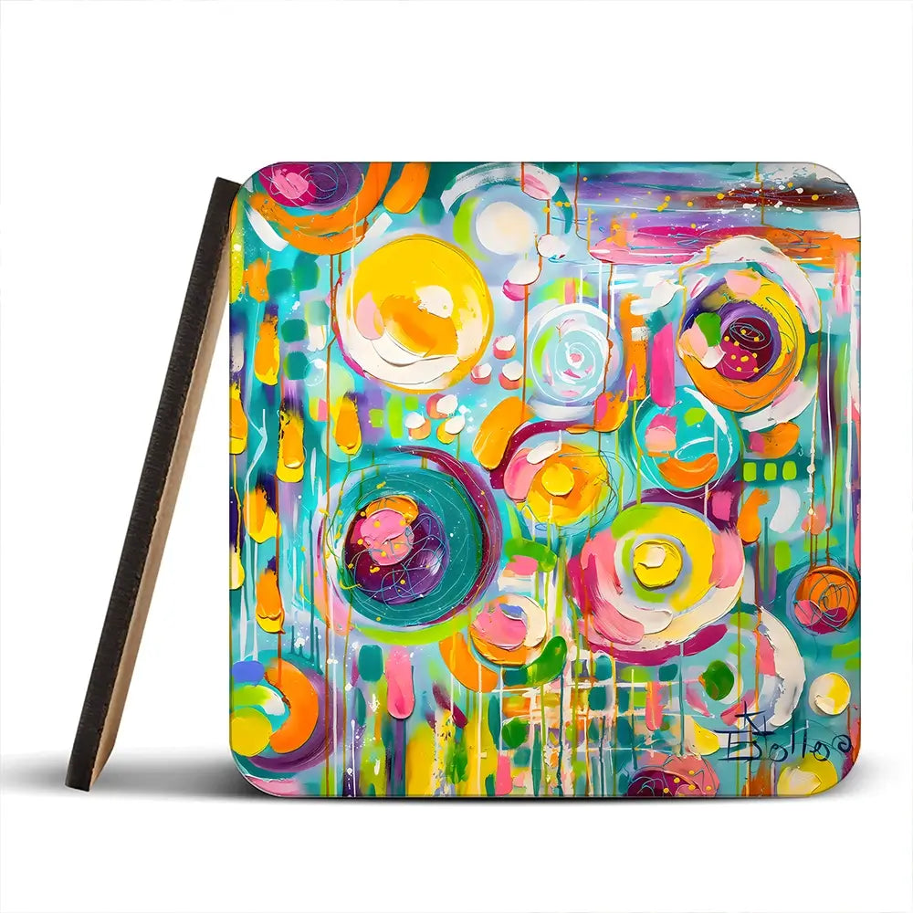 Hard Candy Coaster Set Hard Candy Coaster Set wall art product Estelle Grengs - Independent