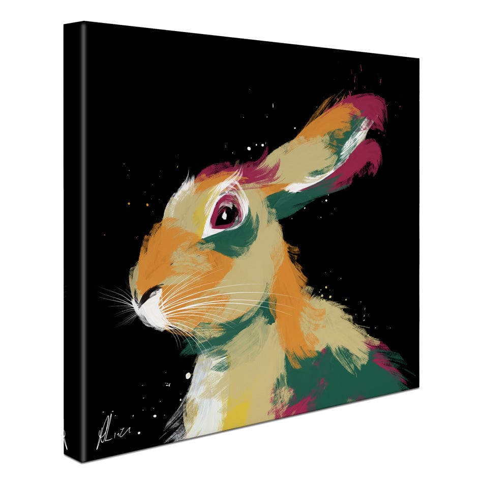 Hare 2 Canvas Print wall art product Aimee Linzi