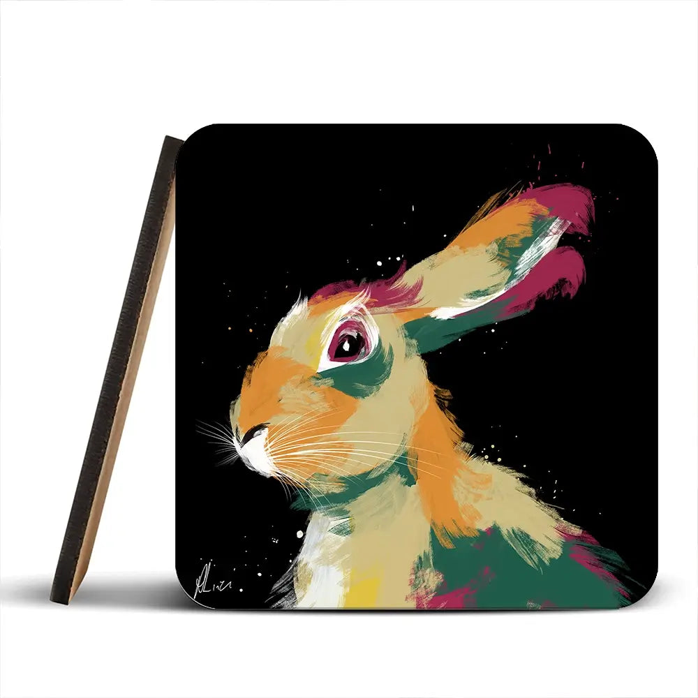 Hare 2 Coaster Set Hare 2 Coaster Set wall art product Aimee Linzi