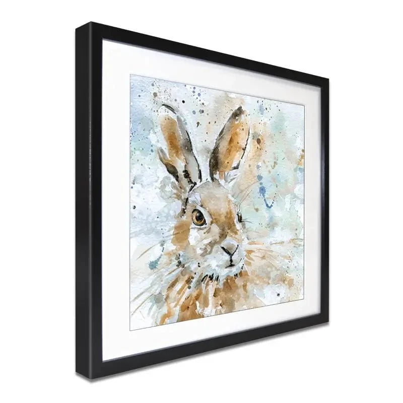 Hare Framed Art Print Hare Framed Art Print wall art product Carol Robinson