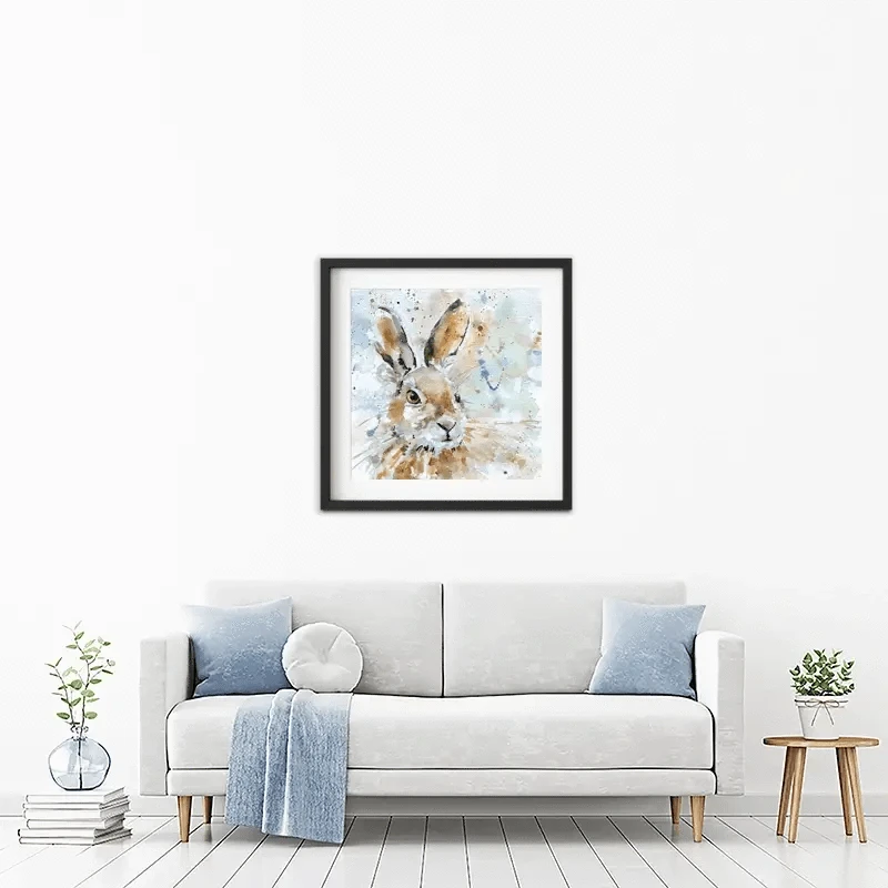 Hare Framed Art Print Hare Framed Art Print wall art product Carol Robinson
