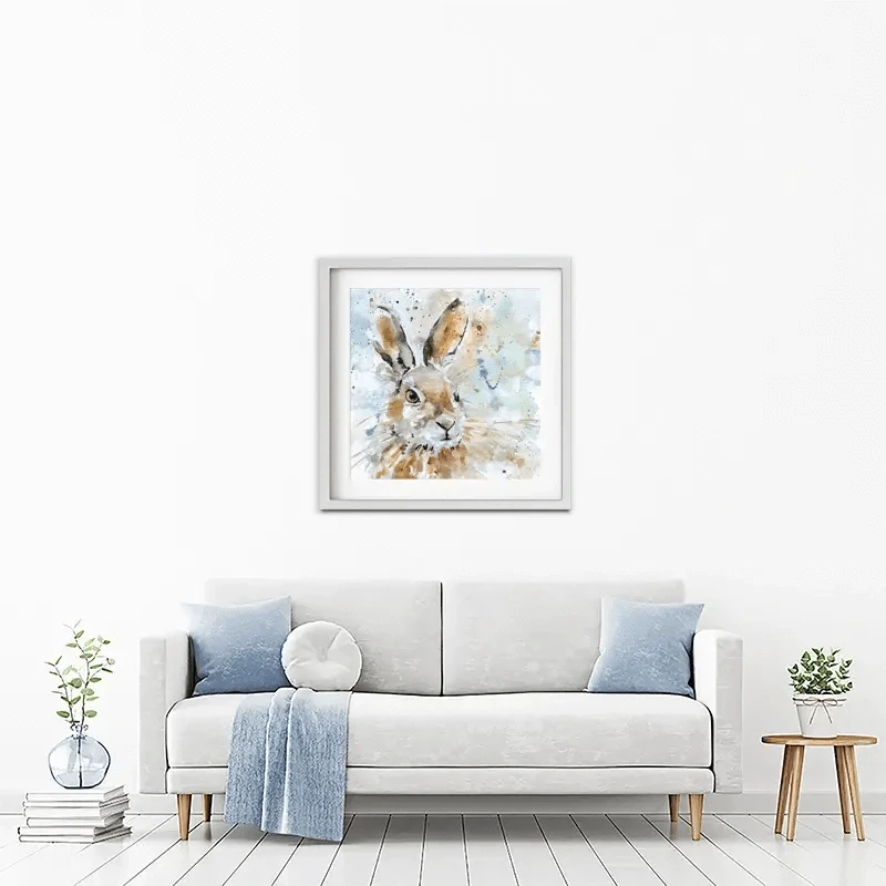 Hare Framed Art Print Hare Framed Art Print wall art product Carol Robinson
