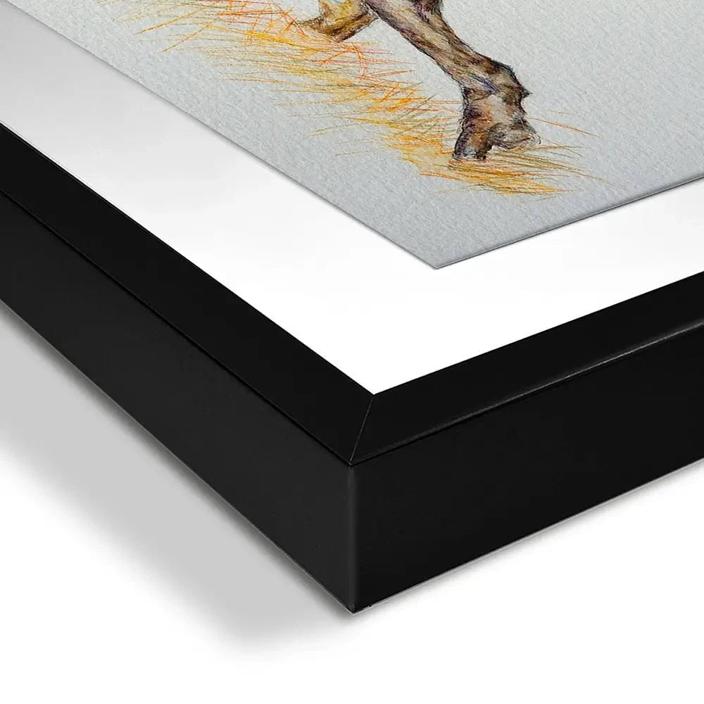 Hare On The Run Framed Art Print Hare On The Run Framed Art Print wall art product Martin Charles Hatch / Shutterstock