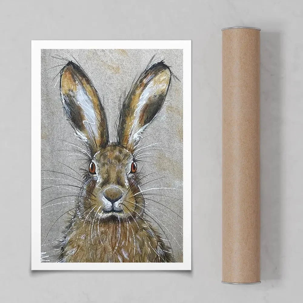 Harriet The Hare Art Print Harriet The Hare Art Print wall art product Jane Brookshaw