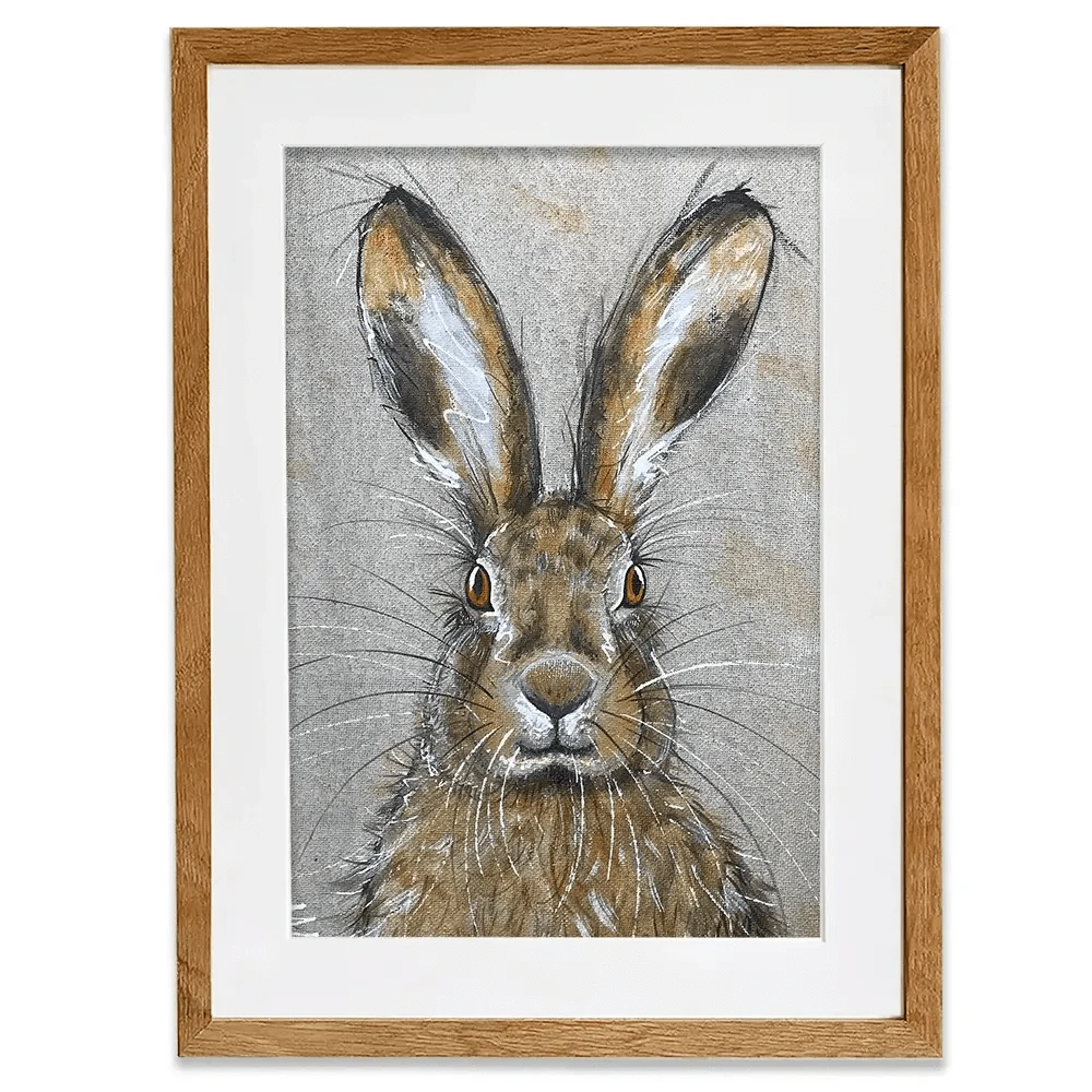 Harriet The Hare Framed Art Print Harriet The Hare Framed Art Print wall art product Jane Brookshaw