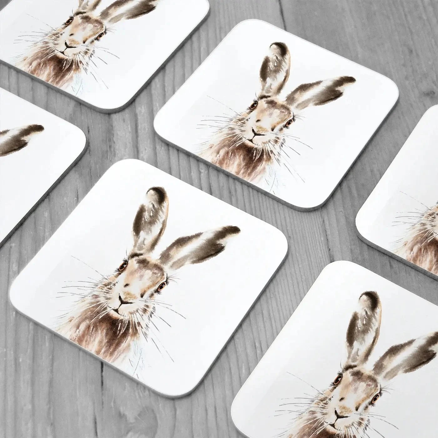 Harry The Hare Coaster Set Harry The Hare Coaster Set wall art product Bolotova Tatyana / Shutterstock