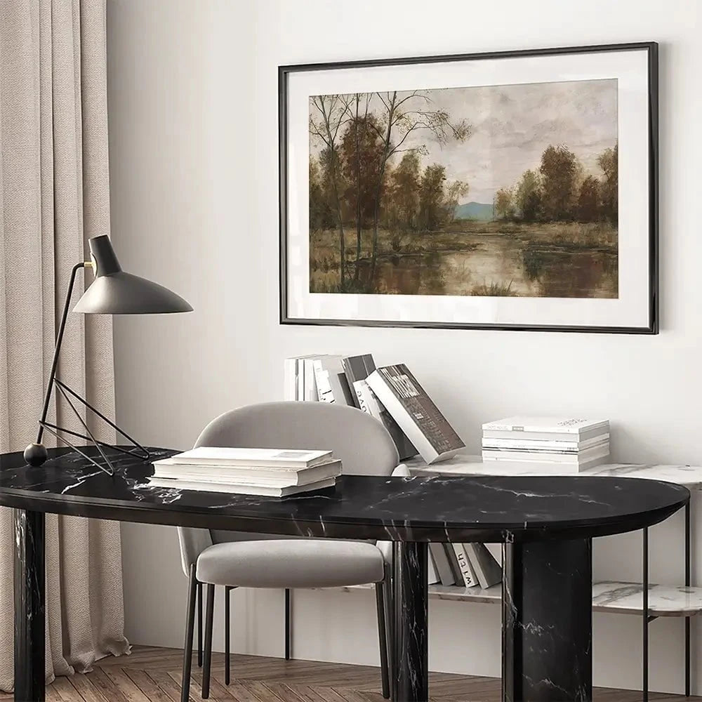 Harvest Moor Framed Art Print Harvest Moor Framed Art Print wall art product Michael Willett