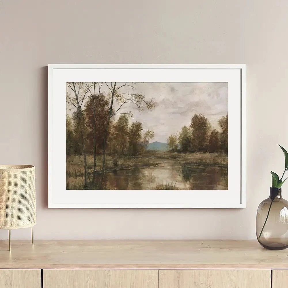 Harvest Moor Framed Art Print Harvest Moor Framed Art Print wall art product Michael Willett