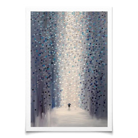 Hazy Rain Art Print Hazy Rain Art Print wall art product Ekaterina Ermilkina