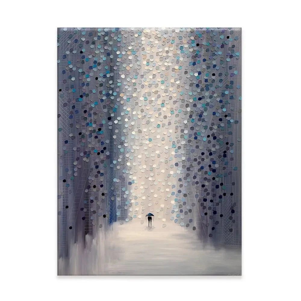 Hazy Rain Canvas Print Hazy Rain Canvas Print wall art product Ekaterina Ermilkina