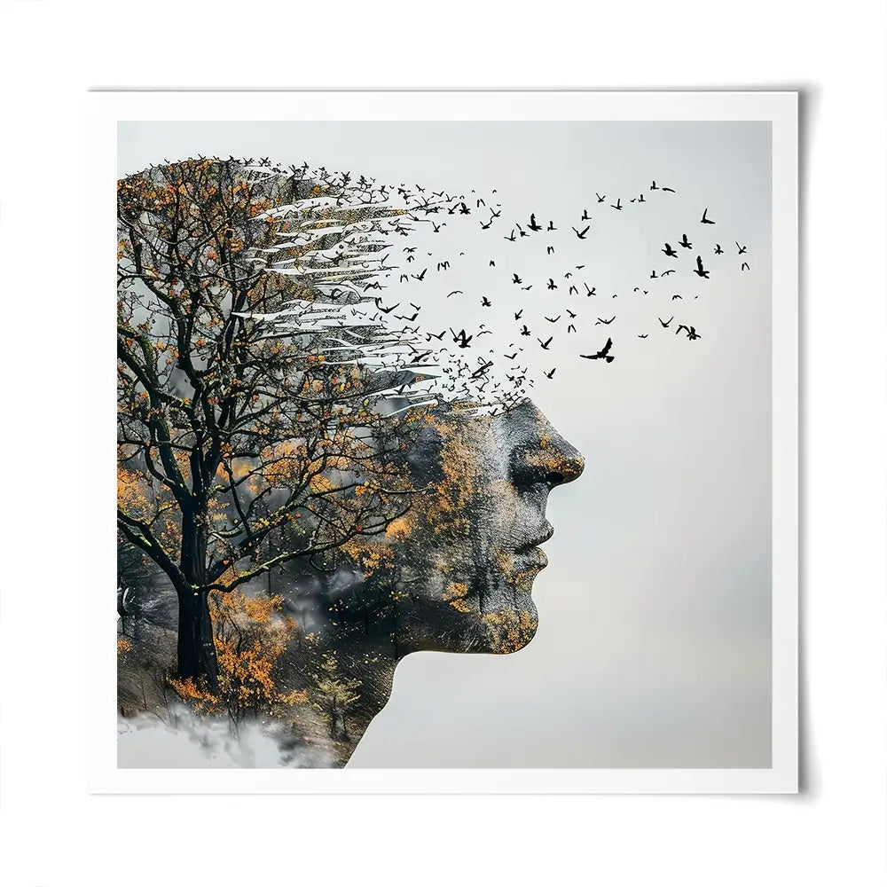 Headspace Square Art Print Headspace Square Art Print wall art product Art Print Shop