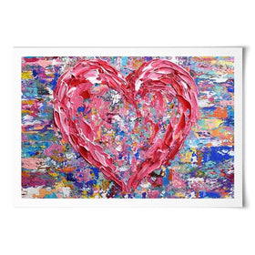 Heart Art Print Heart Art Print wall art product Olga Tkachyk