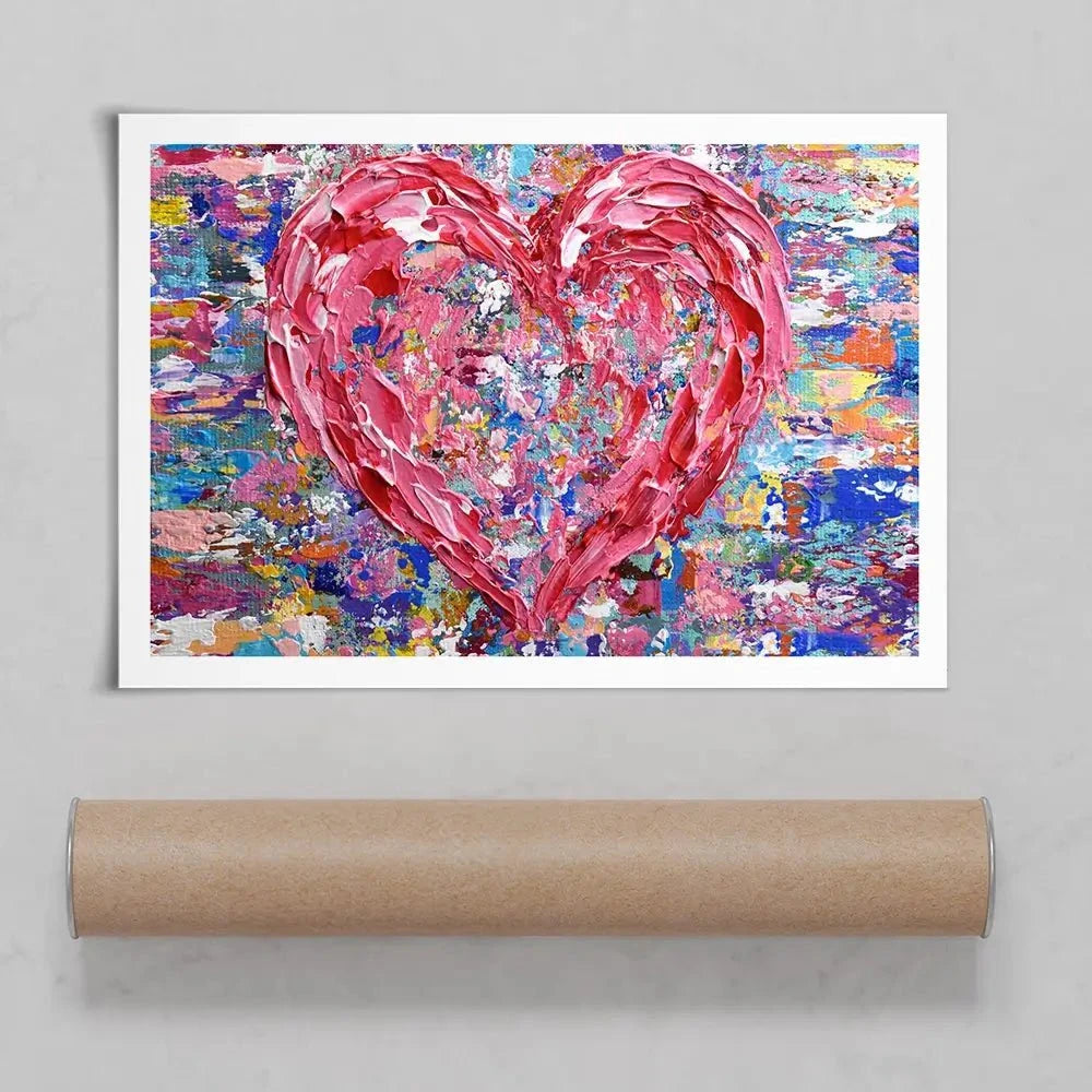 Heart Art Print Heart Art Print wall art product Olga Tkachyk