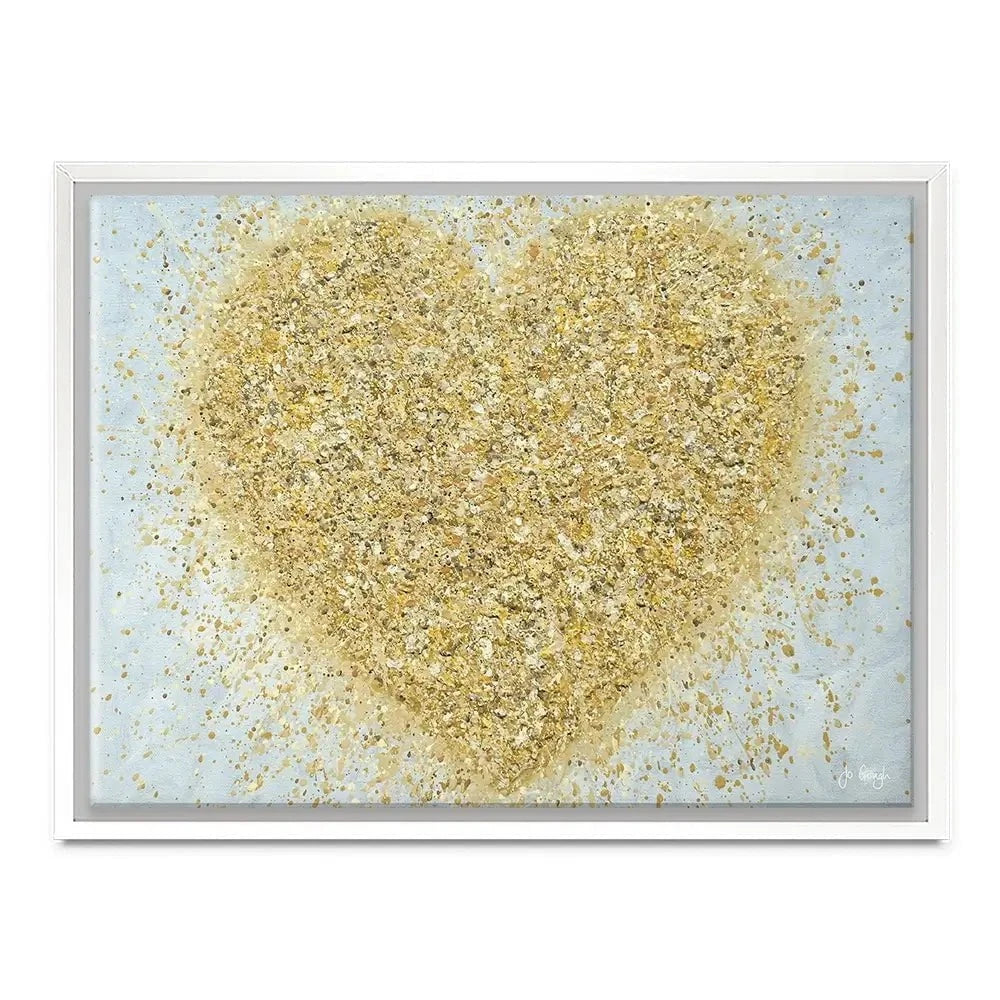 Heart Of Gold Canvas Print Heart Of Gold Canvas Print wall art product Jo Gough