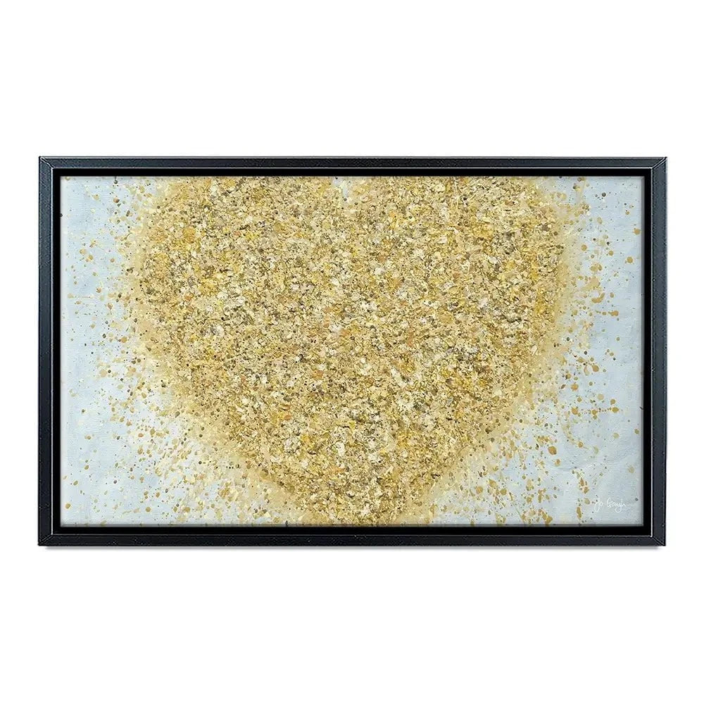 Heart Of Gold Canvas Print Heart Of Gold Canvas Print wall art product Jo Gough