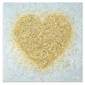Heart Of Gold Canvas Print Heart Of Gold Canvas Print wall art product Jo Gough