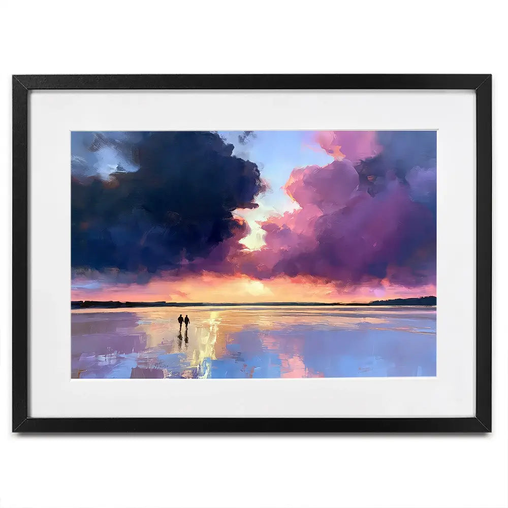 Heart To Heart Stroll Framed Art Print Heart To Heart Stroll Framed Art Print wall art product David Alexander Elder