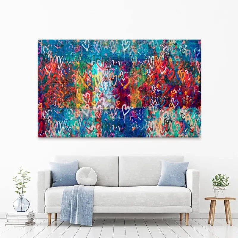 Hearts Everywhere Canvas Print Hearts Everywhere Canvas Print wall art product Svetlana Aleynikova