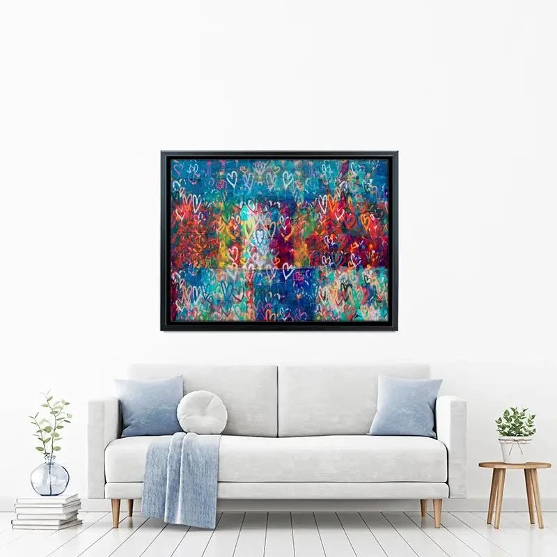Hearts Everywhere Canvas Print Hearts Everywhere Canvas Print wall art product Svetlana Aleynikova