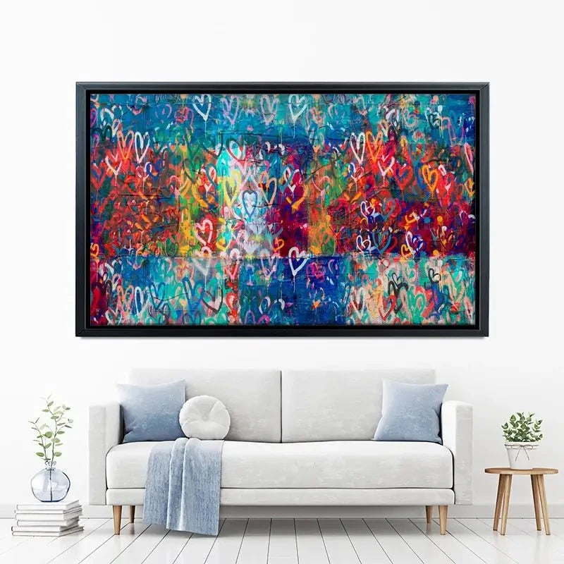 Hearts Everywhere Canvas Print Hearts Everywhere Canvas Print wall art product Svetlana Aleynikova