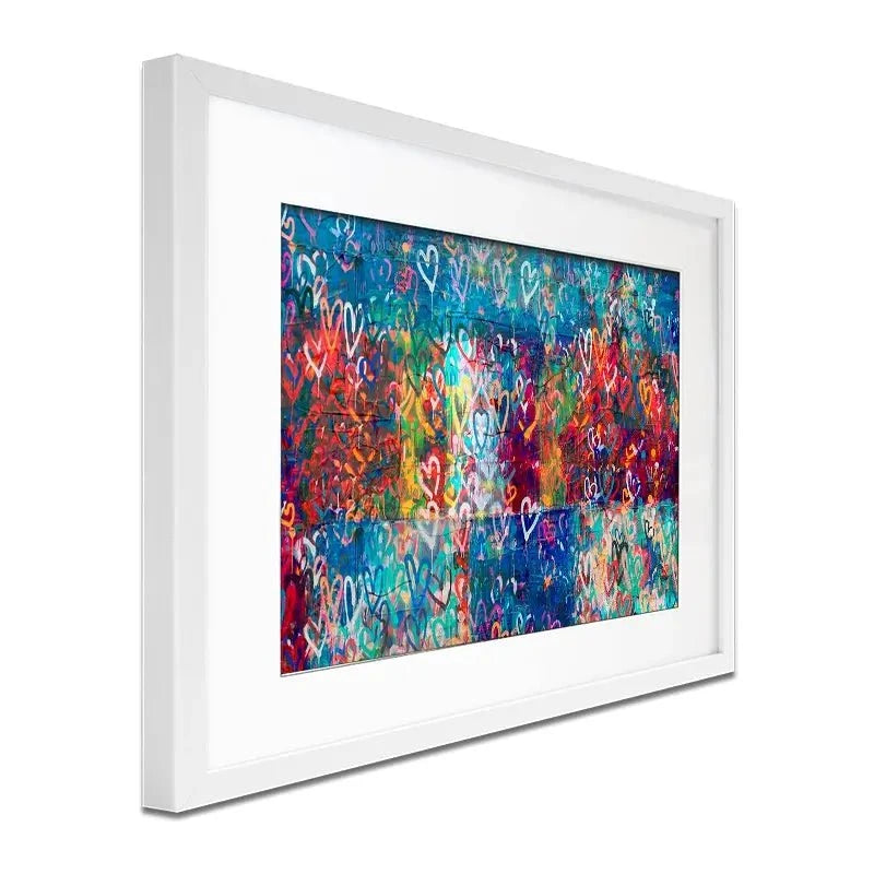 Hearts Everywhere Framed Art Print Hearts Everywhere Framed Art Print wall art product Svetlana Aleynikova