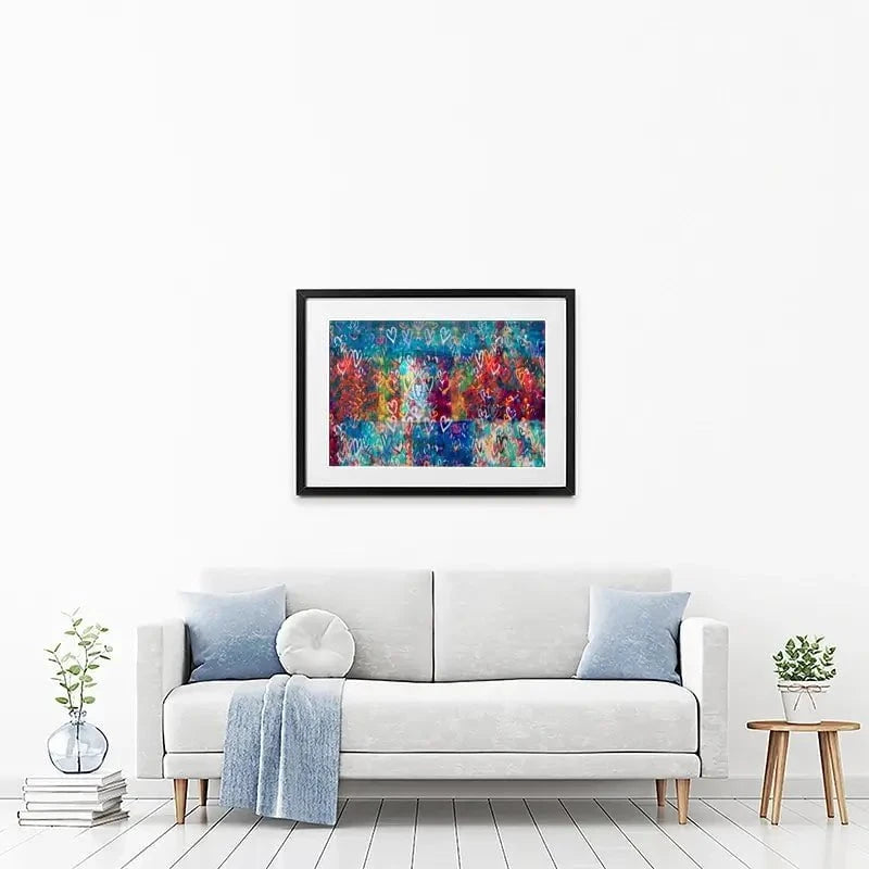 Hearts Everywhere Framed Art Print Hearts Everywhere Framed Art Print wall art product Svetlana Aleynikova