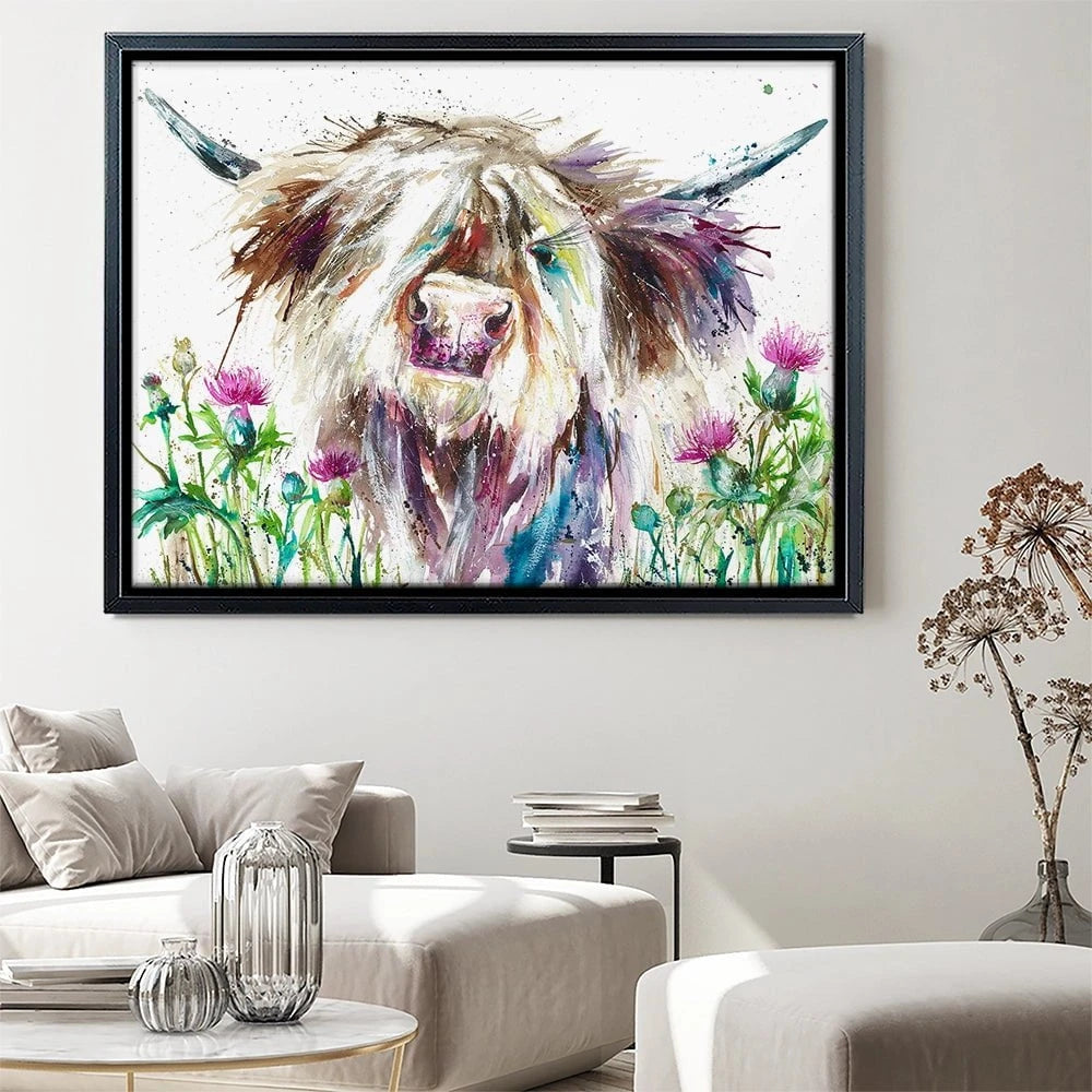 Heathcliffe Canvas Print Heathcliffe Canvas Print wall art product Nicola Jane Rowles
