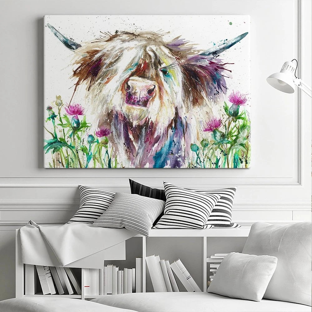 Heathcliffe Canvas Print Heathcliffe Canvas Print wall art product Nicola Jane Rowles
