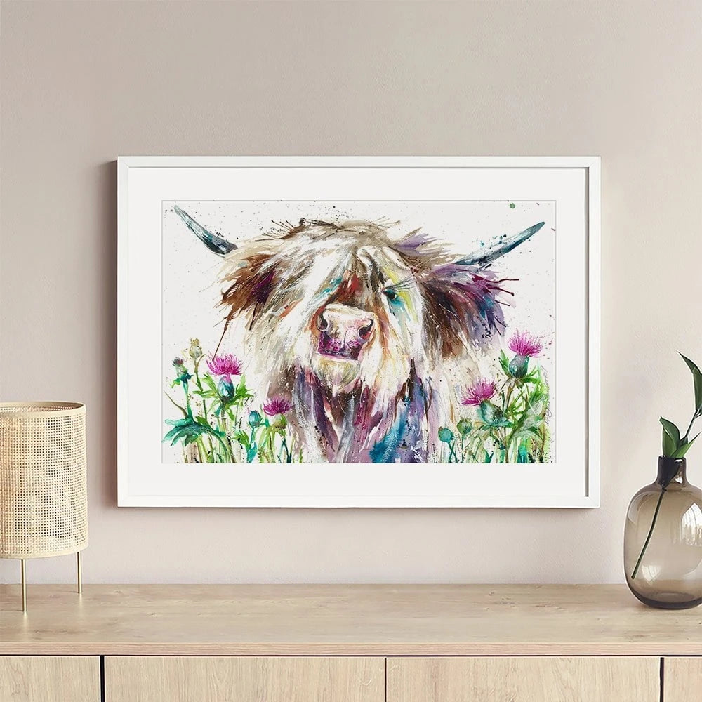Heathcliffe Framed Art Print Heathcliffe Framed Art Print wall art product Nicola Jane Rowles