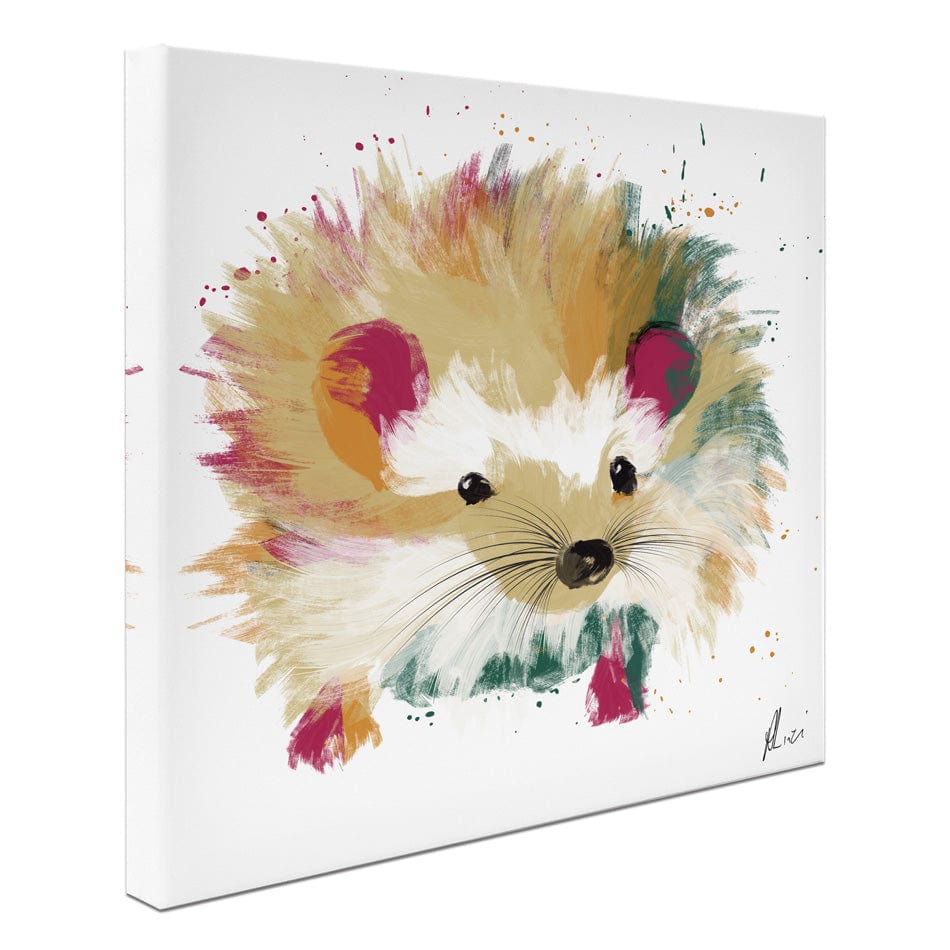 Hedgehog Canvas Print wall art product Aimee Linzi