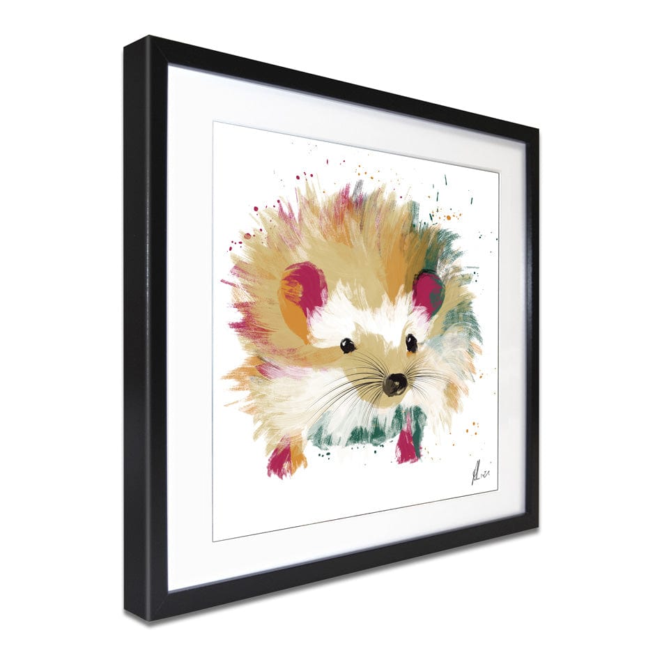 Hedgehog Framed Art Print wall art product Aimee Linzi