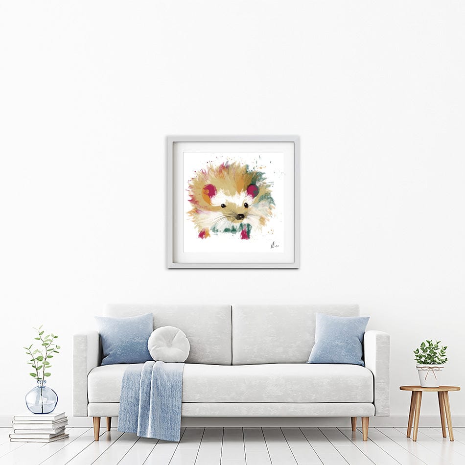 Hedgehog Framed Art Print wall art product Aimee Linzi