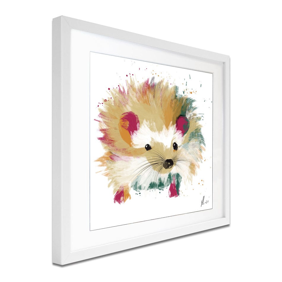 Hedgehog Framed Art Print wall art product Aimee Linzi