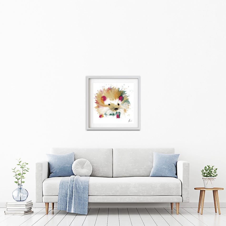 Hedgehog Framed Art Print wall art product Aimee Linzi