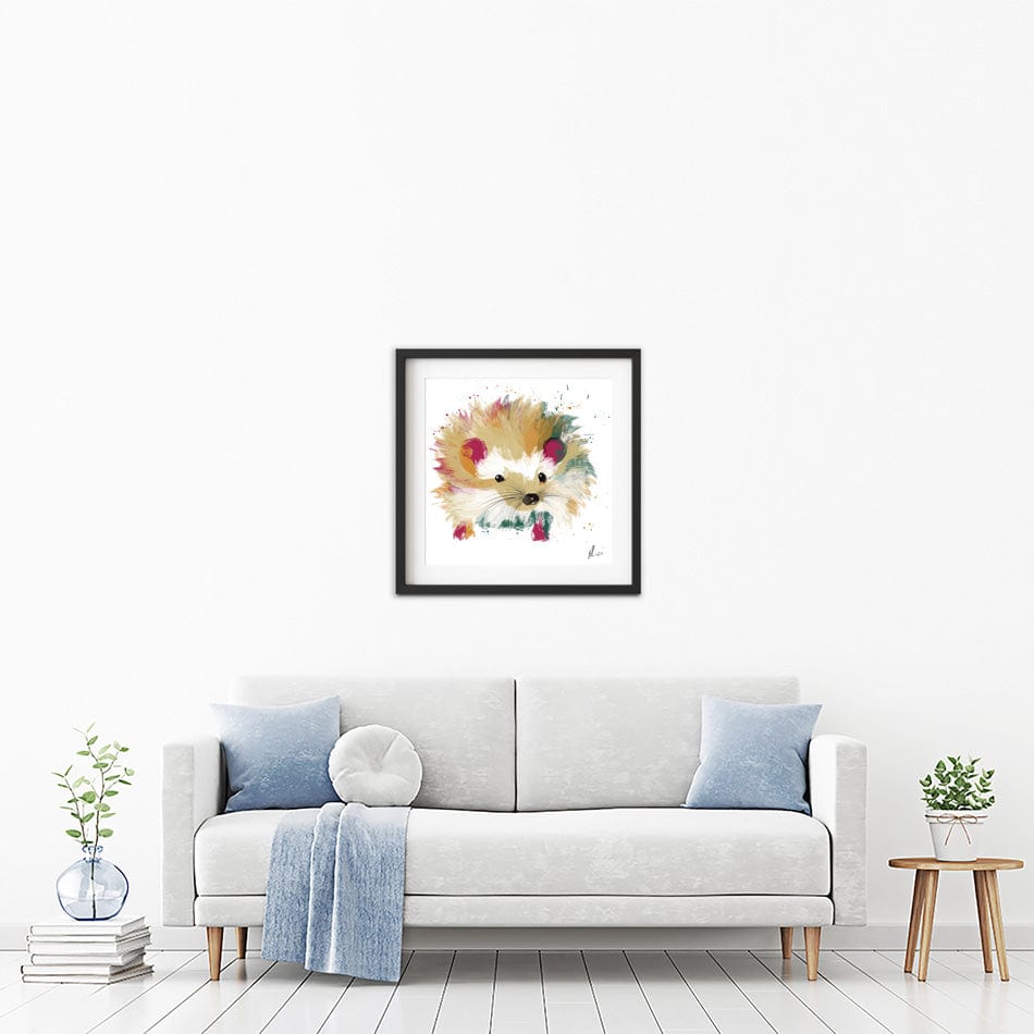 Hedgehog Framed Art Print wall art product Aimee Linzi