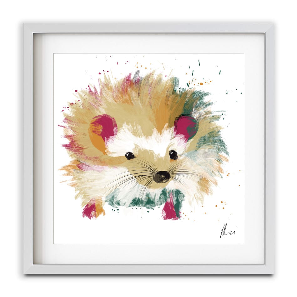 Hedgehog Framed Art Print wall art product Aimee Linzi
