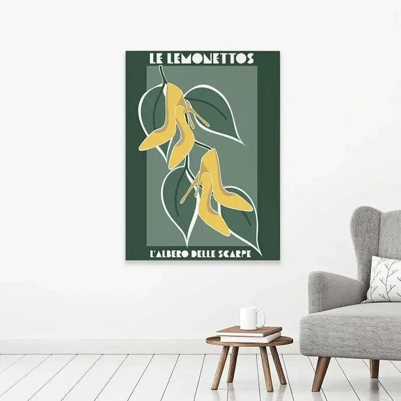 Heels Grow On Trees Canvas Print Heels Grow On Trees Canvas Print wall art product Sarah Manovski