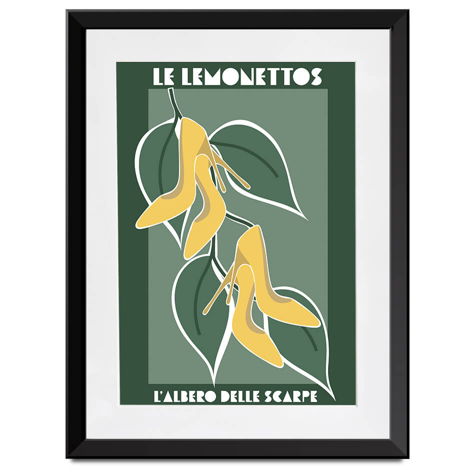 Heels Grow On Trees Framed Art Print Heels Grow On Trees Framed Art Print wall art product Sarah Manovski
