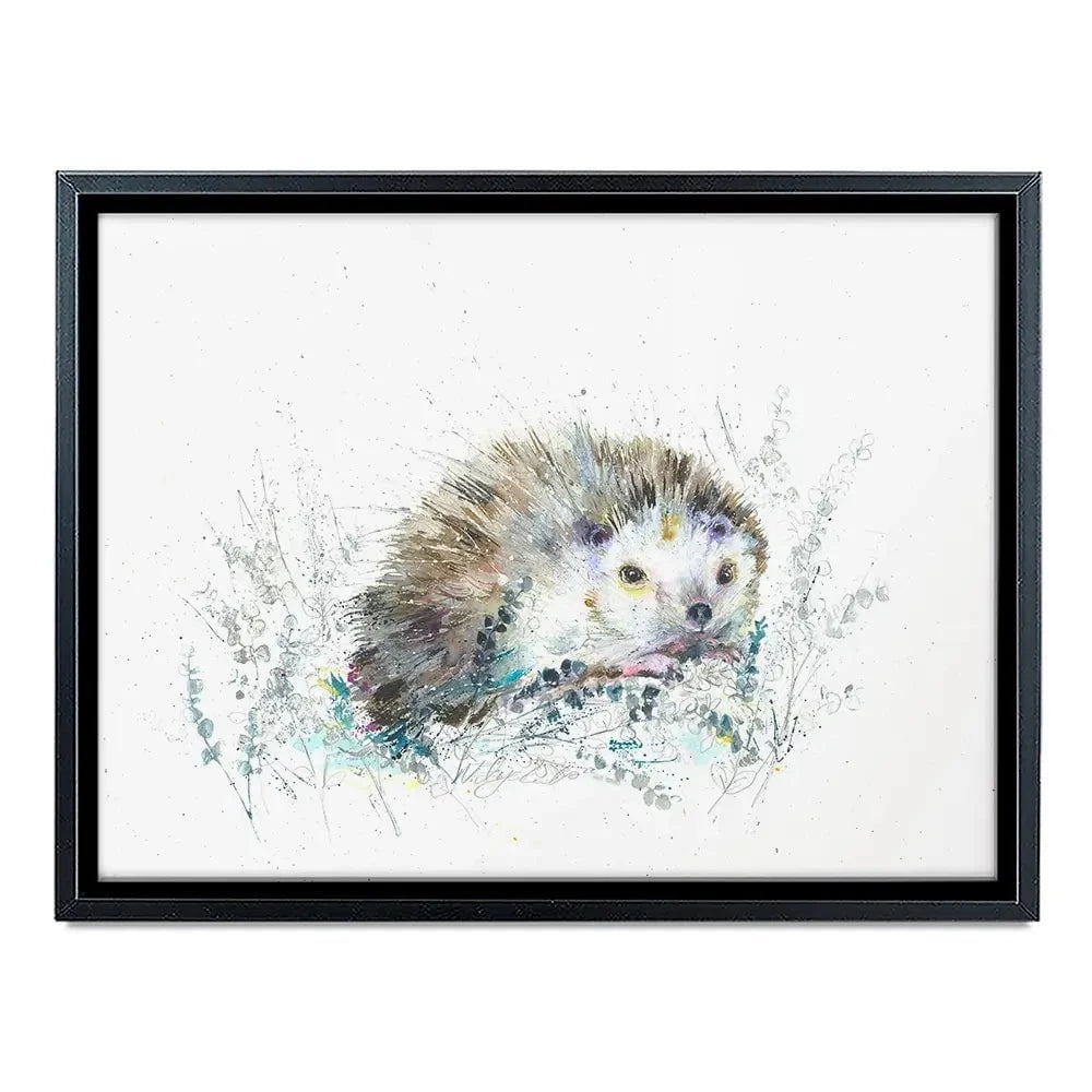Hello Hedgehog Canvas Print Hello Hedgehog Canvas Print wall art product Nicola Jane Rowles