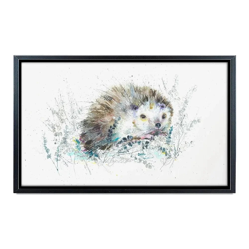 Hello Hedgehog Canvas Print Hello Hedgehog Canvas Print wall art product Nicola Jane Rowles