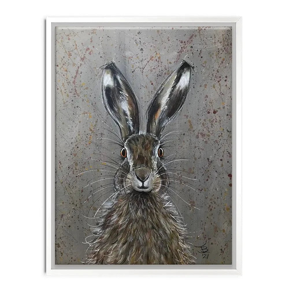 Henry The Hare Canvas Print Henry The Hare Canvas Print wall art product Jane Brookshaw