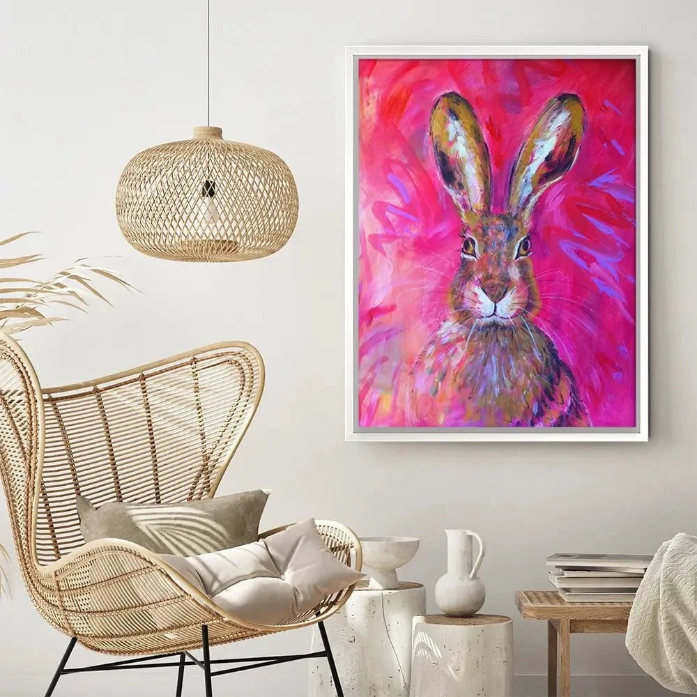 Herbert The Hare Canvas Print Herbert The Hare Canvas Print wall art product Jane Brookshaw