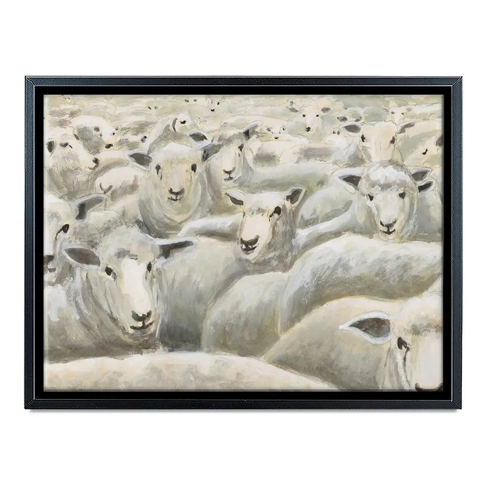 Herd Mentality Canvas Print Herd Mentality Canvas Print wall art product Michael Willett